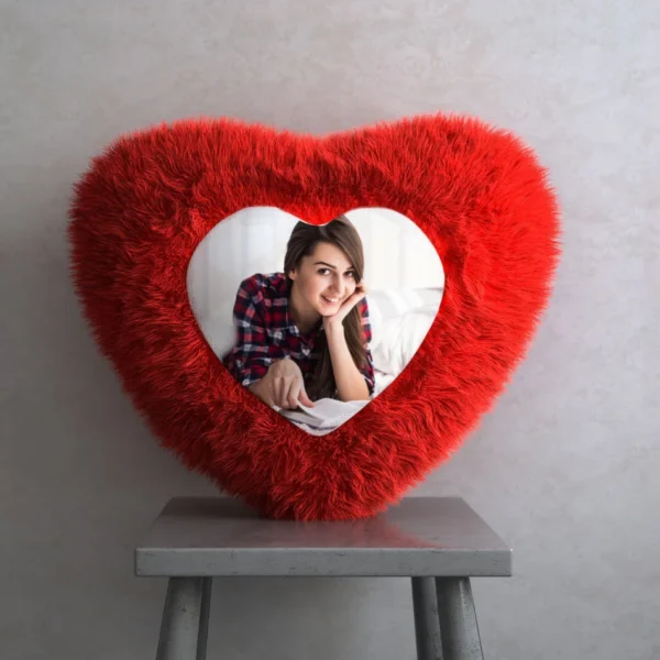 p personalized heart shaped cushion 42463 m