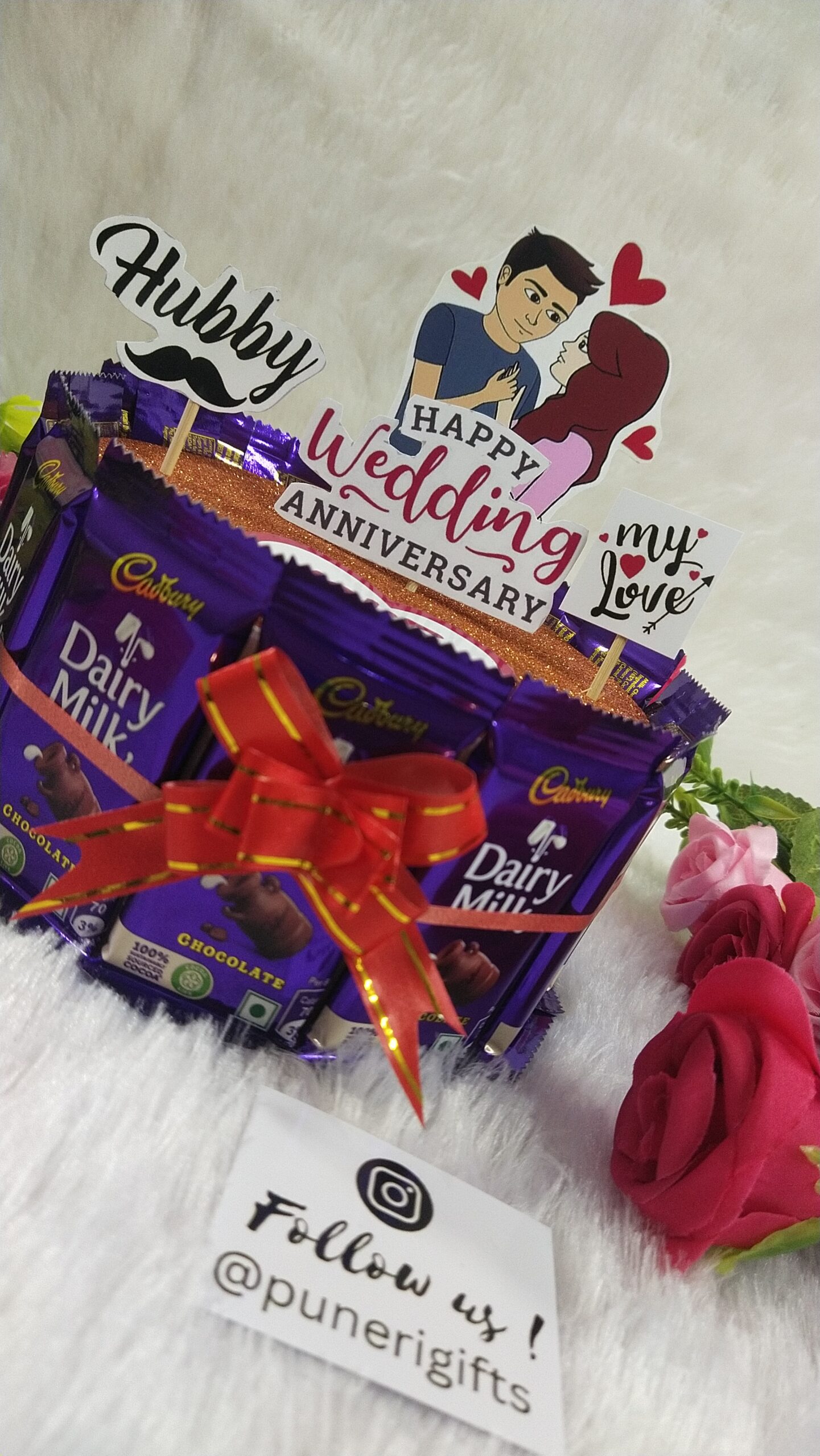 Lovely Birthday Gift Basket for Her to India