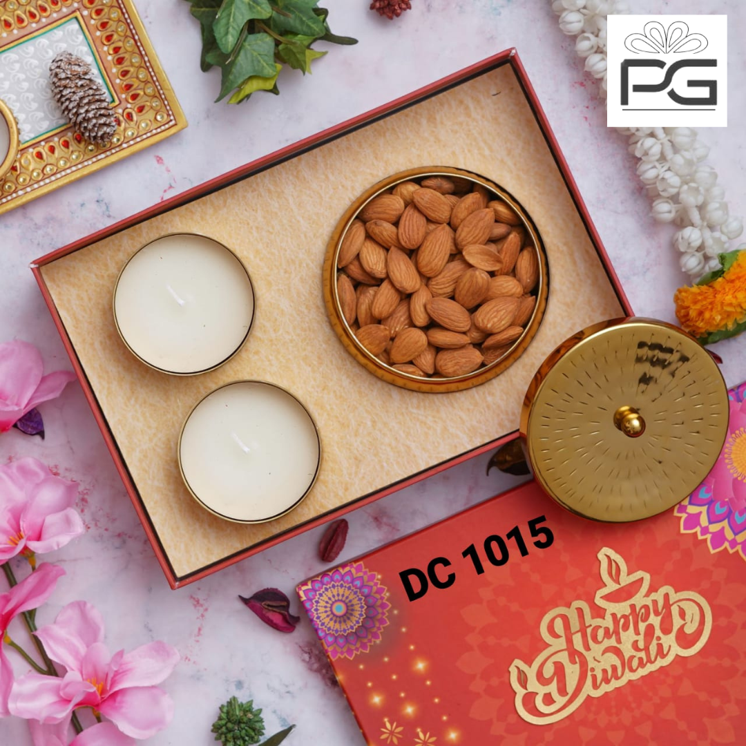 Buy Customized Diwali Gift Box with 12 Almond Nuts and Diwali Greeting Card  - For Employees, Dealers, Customers, Stakeholders, Personal or Corporate  Diwali Gifting CV16 online - The Gifting Marketplace