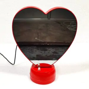 Customised Heart Magic Mirror with LED Light (Heart)