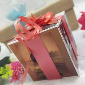 Personalised Photo Magic Cube Box