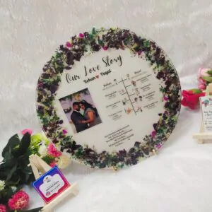 Resin Love Story Frame