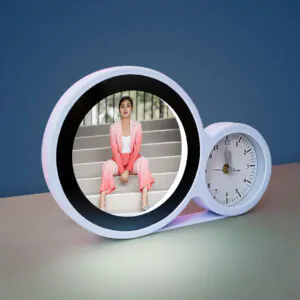 Personalized Magic Mirror with Clock