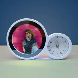 Personalized Magic Mirror with Clock