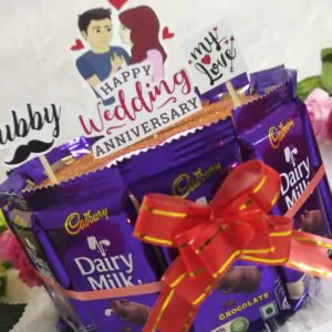 Dairy Milk Chocolate Bouquet Arrangement