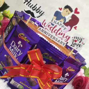 Dairy Milk Chocolate Bouquet Arrangement