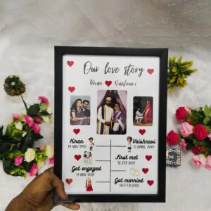 Frame your love story (Black frame)