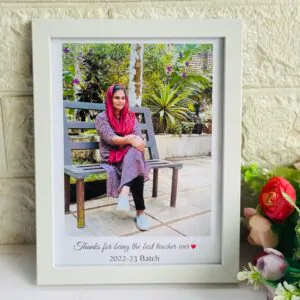 Customised photo frames for your school/college teacher