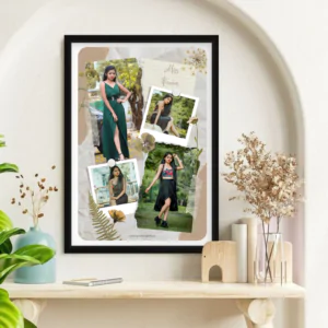 Personalised Collage Vintage Style Photo Frame