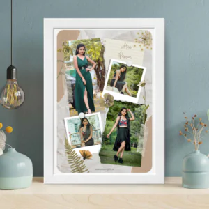 Personalised Collage Vintage Style Photo Frame