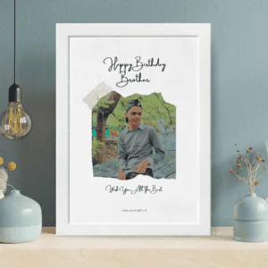 Happy Birthday Brother Photo Frame