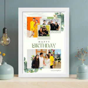 happy birthday collage photo frame