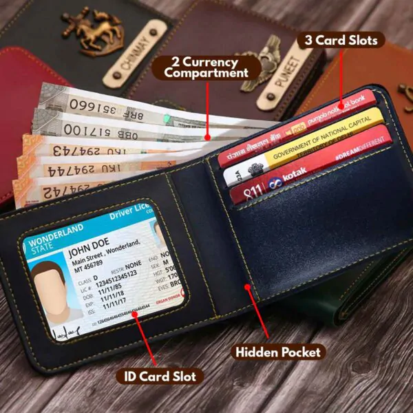 Puneri Gifts wallet and keychain combo 1