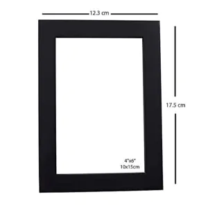 Black Rectangular Wooden Photo Frame