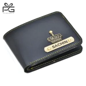 Customised men’s wallet 4 in one hamper (Black)