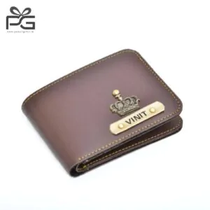 Customised men’s wallet 4 in one hamper (Brown)