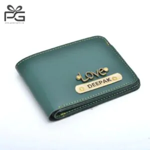 Customised men’s wallet 4 in one hamper (Olive Green)