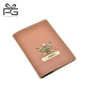 Customised men’s wallet 4 in one hamper (Tan)