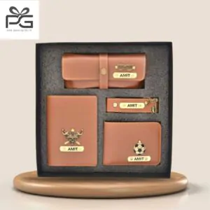 Customized complete men’s combo wallet hamper