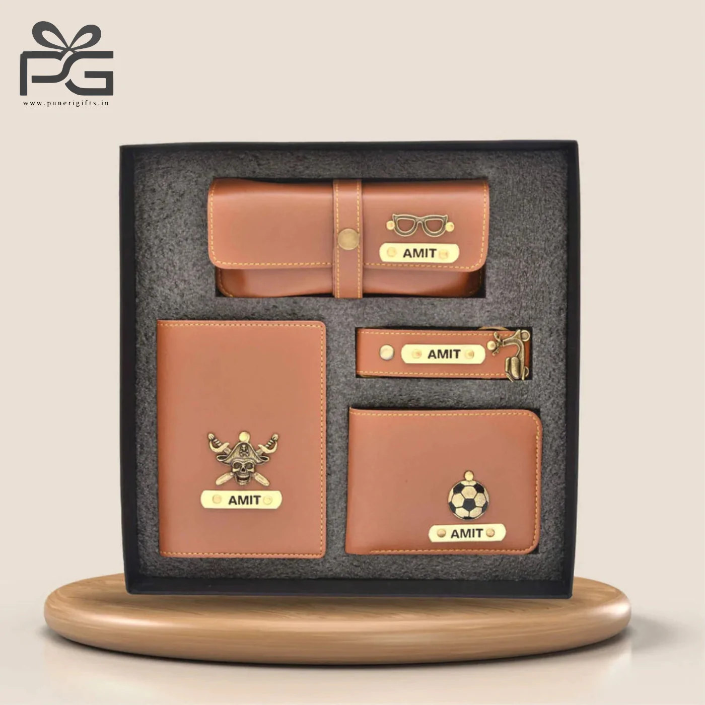 Customised mens wallet 4 in one hamper reo 2