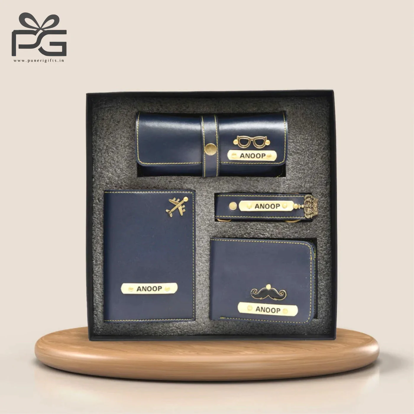 Customised mens wallet 4 in one hamper reo 8