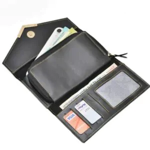 Lady Wallet + Men’s Wallet (Couple Gift 1) – Black