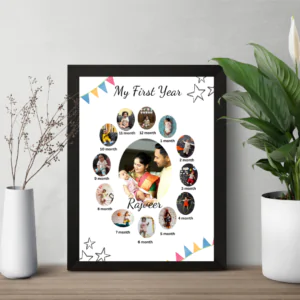 Customised Baby First Year Journey Photo Frame