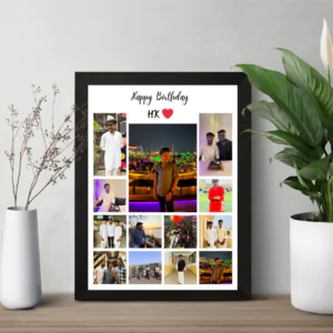 Customised birthday collage photo frame