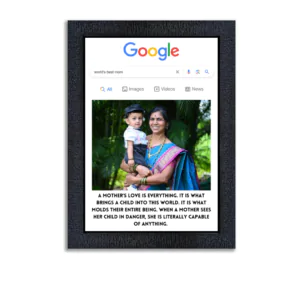 Customised google search bar collage photo frame