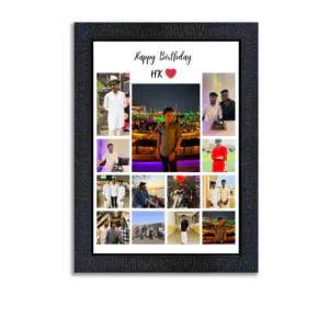 Customised birthday collage photo frame