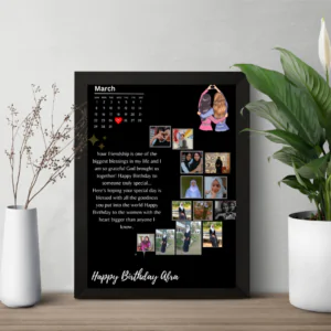 Customised freindship moon collage photo frame