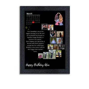 Customised freindship moon collage photo frame