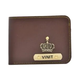 Personalized Men’s Wallet – Brown