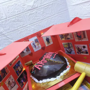 Customised Surprise Cake Box – Pinata Hammer Cake Hamper- For Pune & PCMC