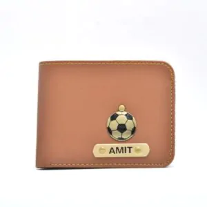 Personalized Men’s Wallet – Tan