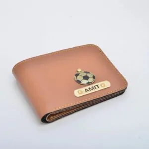 Personalized Men’s Wallet – Tan