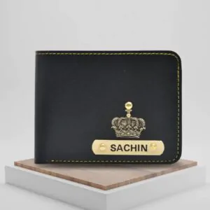 Personalized Men’s Wallet – Black