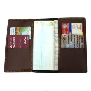 Customised Passport Cover  (Brown)