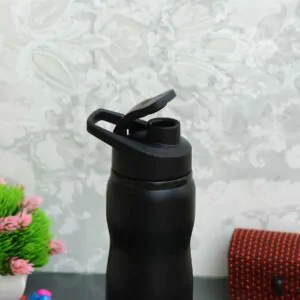 Customised Engraved Black Sipper Bottle