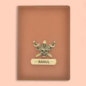 Customised Passport Cover (Tan)