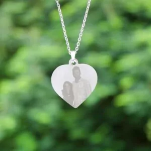 Personalized Laser Engraved Photo Necklace- Customized Necklace