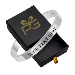 Personalized Full Name Kada Bracelet – Interlock System