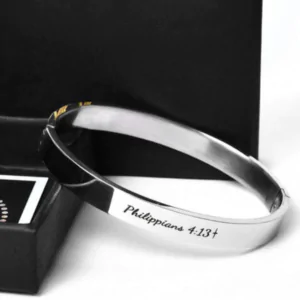 Personalized Full Name Kada Bracelet – Interlock System