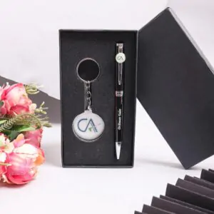 Customized Ca Signature Keychain And Pen