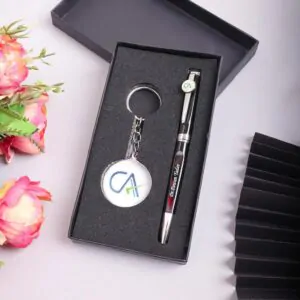 Customized Ca Signature Keychain And Pen