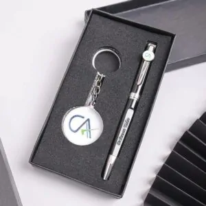 Customized Ca Signature Keychain And Pen