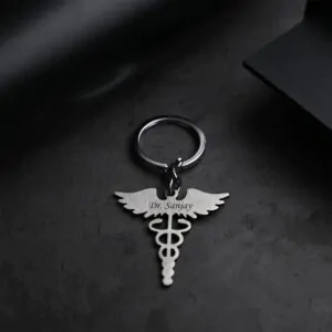Customised doctor metal keychain