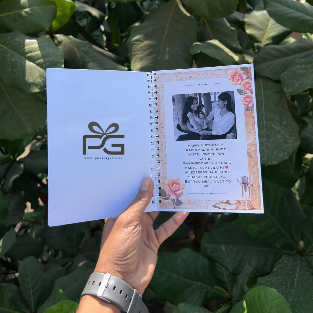 Personalised Memory Album – A5 Size (18 Pages)