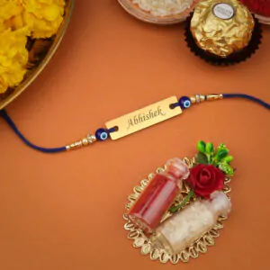 Personalized Evil Eye Name Rakhi – Protection & Good Luck Rakhi