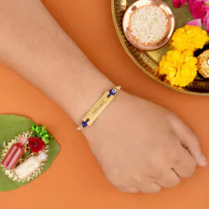 Personalized Evil Eye Name Rakhi – Protection & Good Luck Rakhi